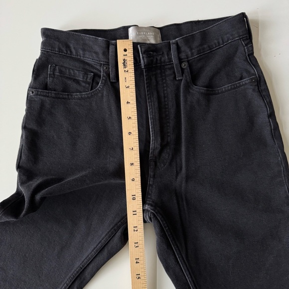 Everlane The Original Cheeky® High Rise Jean Washed Black Women’s size 27 Crop - Picture 12 of 16